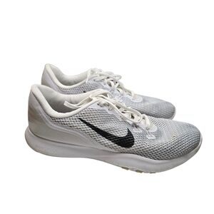 Nike Flex White Black Cross Training Sneakers 9.5
